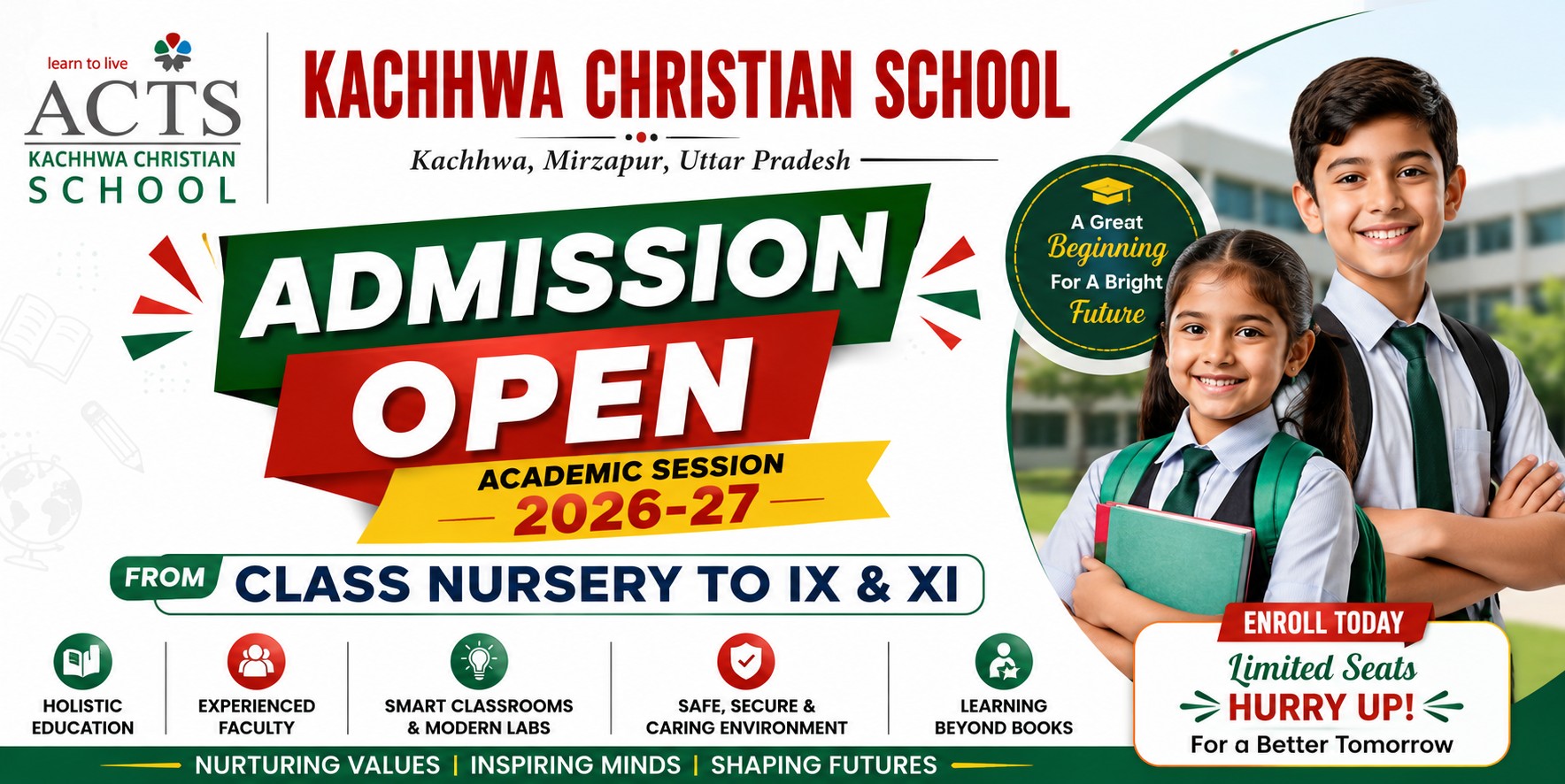 Admission Open 2026-27